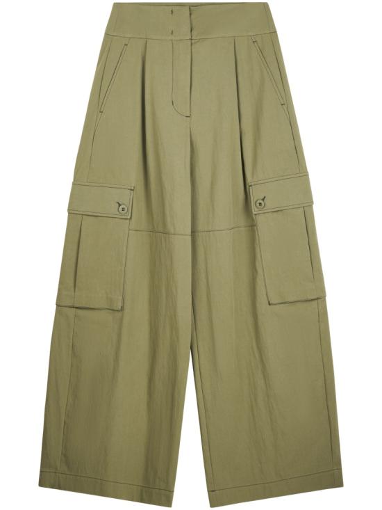 26SS 막스마라 스트레이트 팬츠 2615131101000WKDAQUILA004 Green