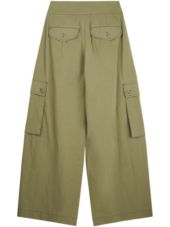 26SS 막스마라 스트레이트 팬츠 2615131101000WKDAQUILA004 Green - MAX MARA