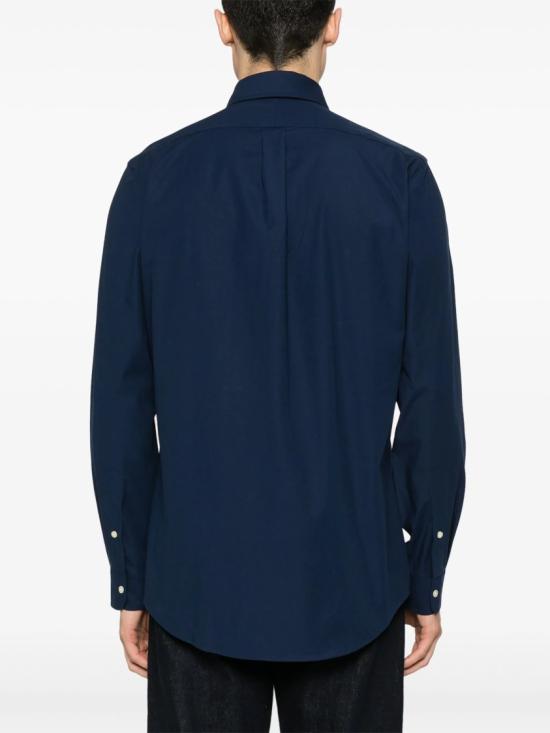  폴로 랄프로렌 커스텀 핏 코튼 포플린 포니 로고 셔츠 710 928255 Blue - POLO RALPH LAUREN