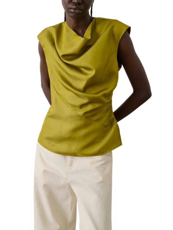 26SS 쉐르 탑 CHE1024ECLATJAU0926S Yellow - SOEUR