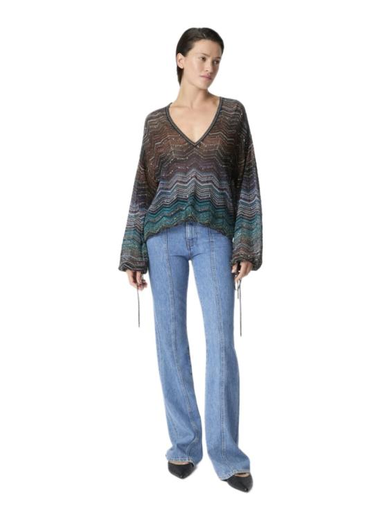 26SS 미소니 탑 DS26SJ0FBK01H9SM9ZT Blue - MISSONI