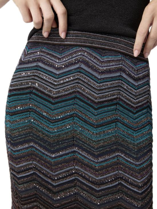 26SS 미소니 스커트 DS26SH0SBK01H9SM9ZT Blue - MISSONI