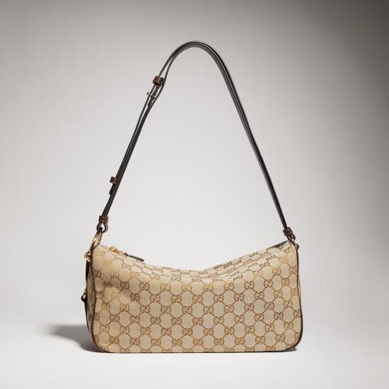 26FW 구찌 하프 홀스빗 미디엄 숄더백 860787FAFV29651 Beige