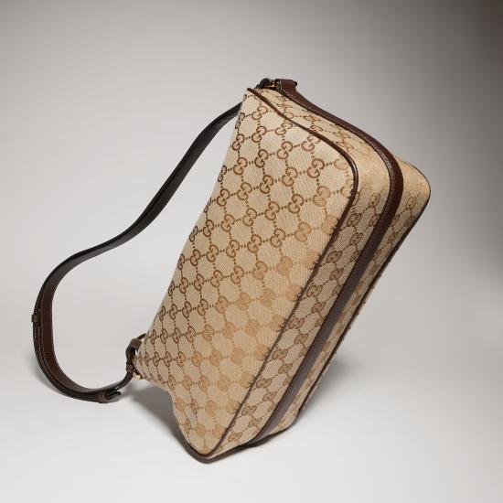 26FW 구찌 하프 홀스빗 미디엄 숄더백 860787FAFV29651 Beige - GUCCI