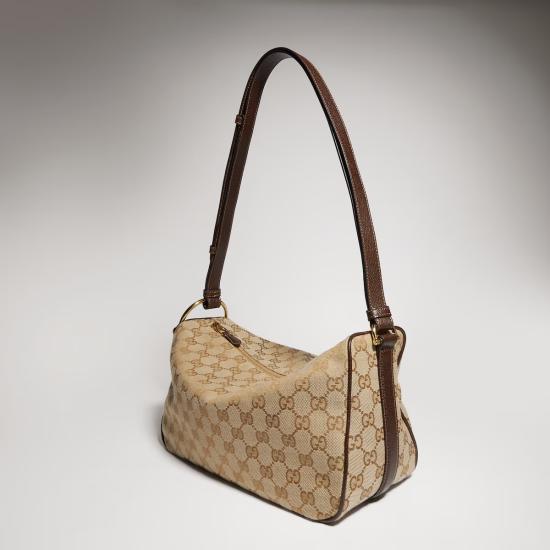 26FW 구찌 하프 홀스빗 미디엄 숄더백 860787FAFV29651 Beige - GUCCI