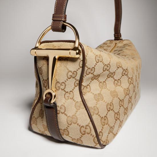 26FW 구찌 하프 홀스빗 미디엄 숄더백 860787FAFV29651 Beige - GUCCI