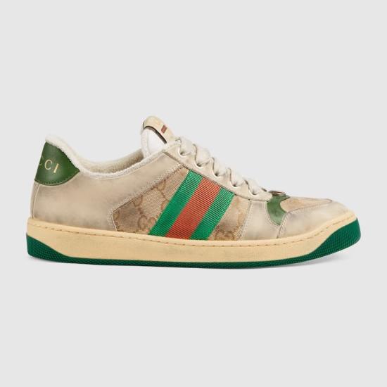 26FW 구찌 스크리너 레더 스니커즈 5704439Y9209666 Beige