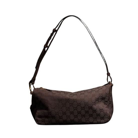26FW 구찌 하프 홀스빗 미디엄 숄더백 860787FAFV22140 Brown - GUCCI