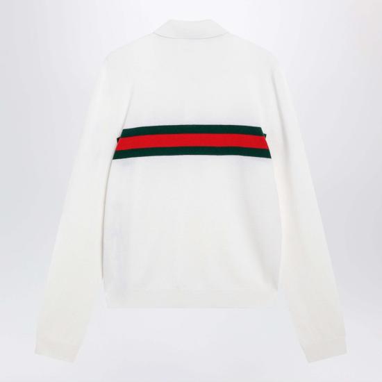 26FW 구찌 폴로 티셔츠 875162XKFPA9035 White - GUCCI