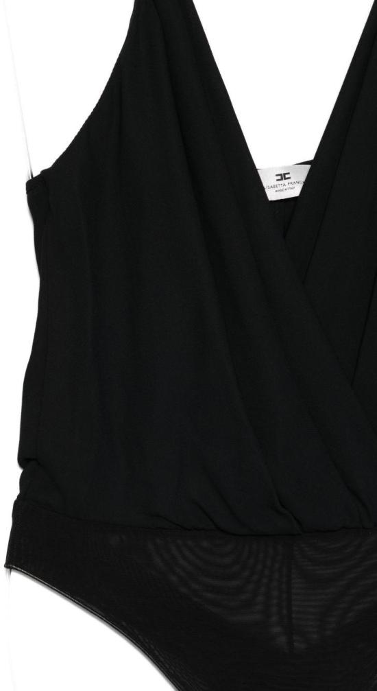 26SS 엘리자베타프랜치 바디수트 티셔츠 BO01461E2110 BLACK - ELISABETTA FRANCHI