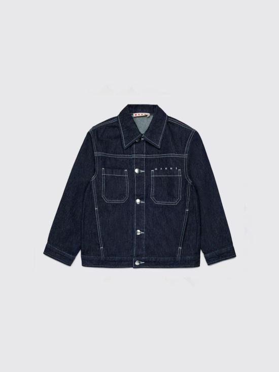 26SS [키즈] 마르니 코트 M01616M00WH 0M01 Blue