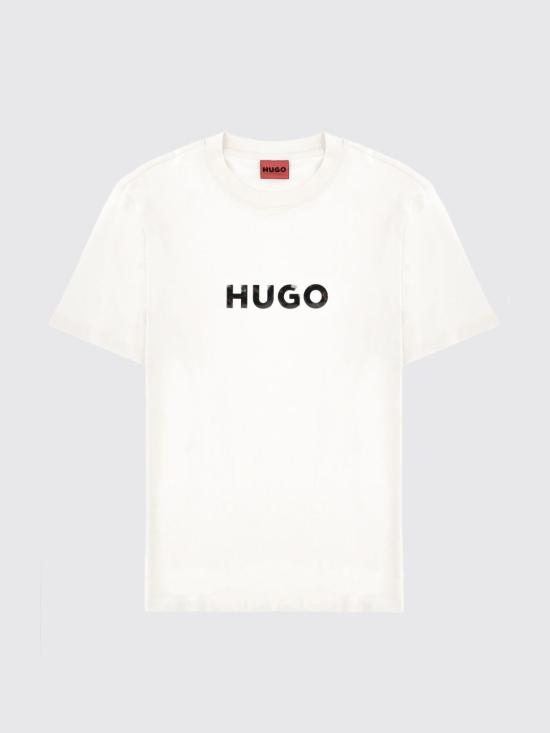 26SS 휴고보스 로고 프린트 티셔츠 50557437 102 Blush Pink - HUGO BOSS