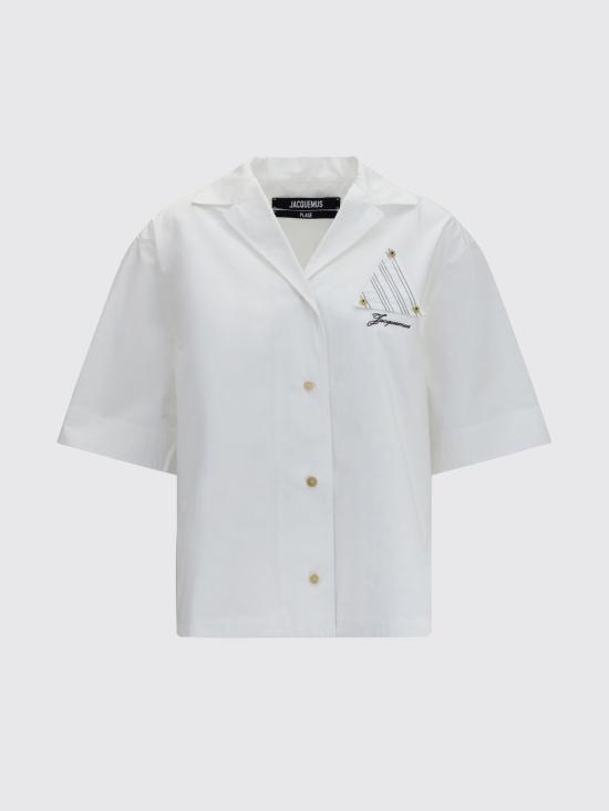 26SS 자크뮈스 셔츠 SHW00567AW00648 100 White - JACQUEMUS