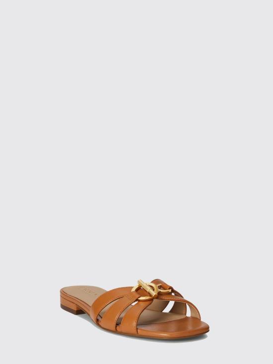 26SS 랄프 로렌 힐/펌프스 802982875 006 Brown - RALPH LAUREN