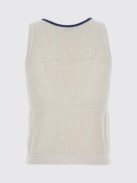 26SS 브루넬로 쿠치넬리 탑 M19225720 CYF11 White - BRUNELLO CUCINELLI