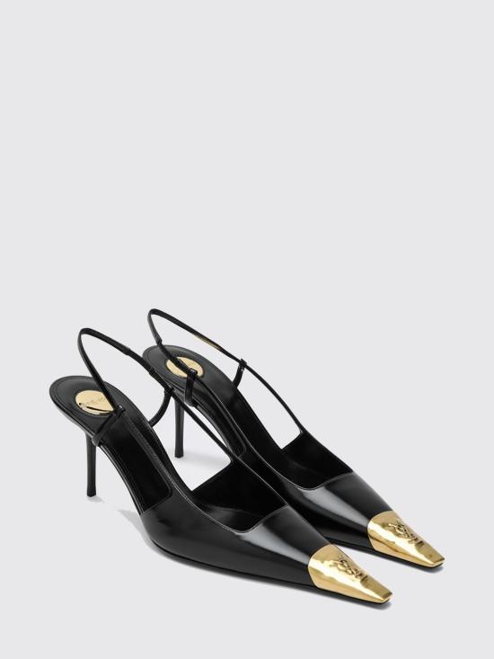 26SS 생로랑 제인 슬링백 펌프스 스무스 레더 869550AAF3E 1000 Black - SAINT LAURENT