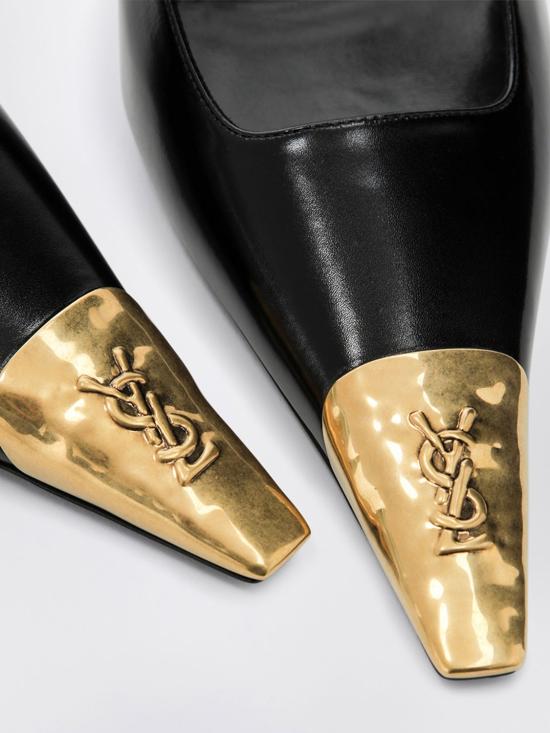26SS 생로랑 제인 슬링백 펌프스 스무스 레더 869550AAF3E 1000 Black - SAINT LAURENT