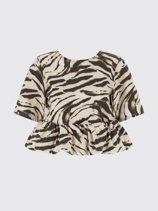 26FW 가니 반팔 티셔츠 A1040300 135 Multicolor - GANNI