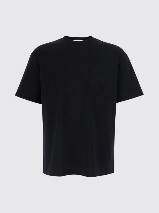 26SS 발렌티노 가라바니 반팔 티셔츠 8V0MG16IBGP 0NO Black - VALENTINO GARAVANI
