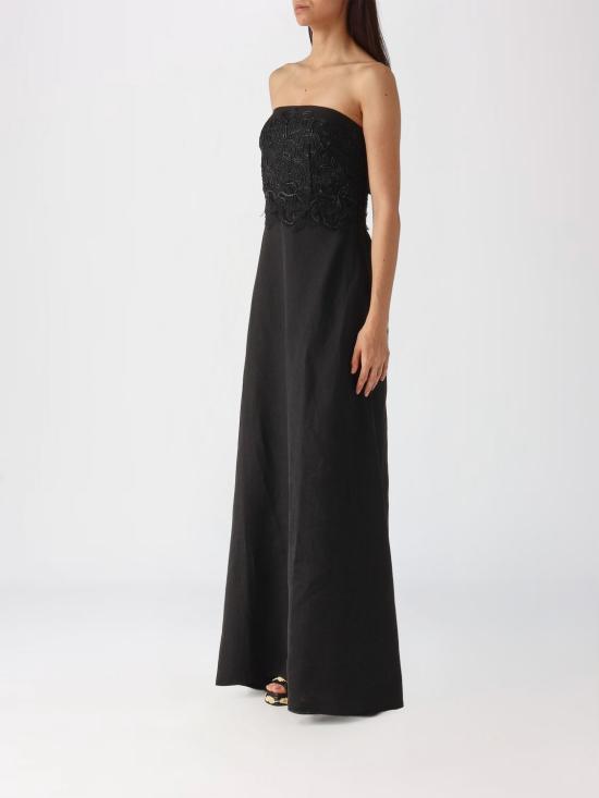 26SS 에르마노 설비노 롱 원피스 D484Q304ZQR 95708 Black - ERMANNO SCERVINO
