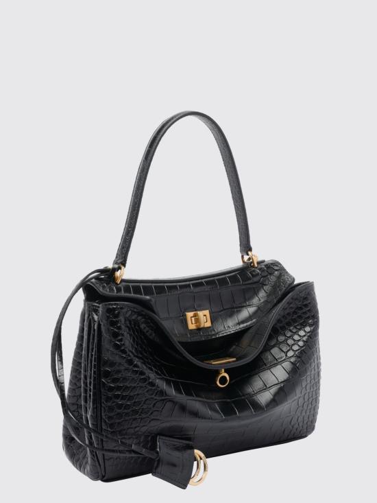 26SS 발렌시아가 로데오 스몰 핸드백 7897792AA5L 1000 Black - BALENCIAGA