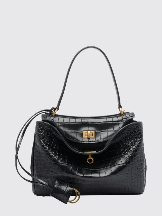 26SS 발렌시아가 로데오 스몰 핸드백 7897792AA5L 1000 Black