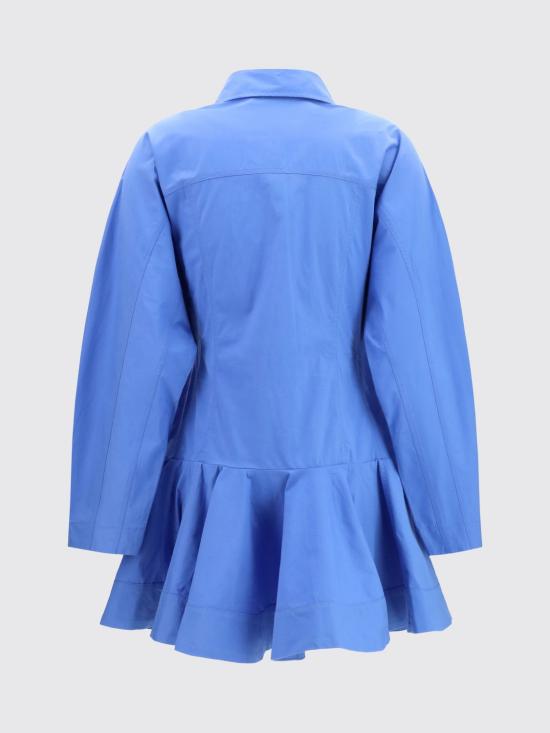 26FW 가니 미디 원피스 A1030645 591 Marine - GANNI