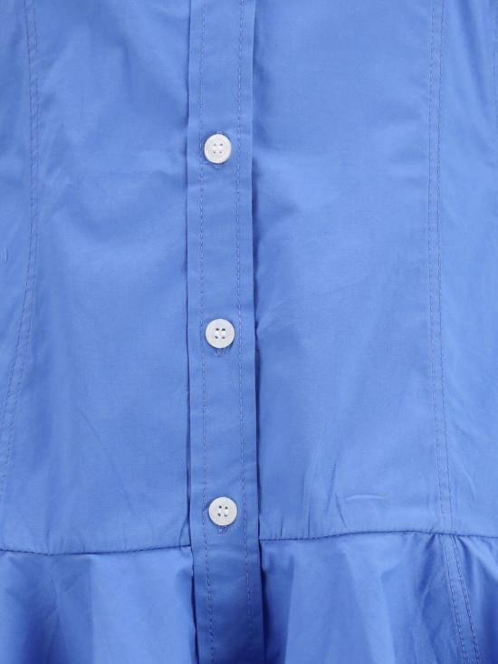 26FW 가니 미디 원피스 A1030645 591 Marine - GANNI