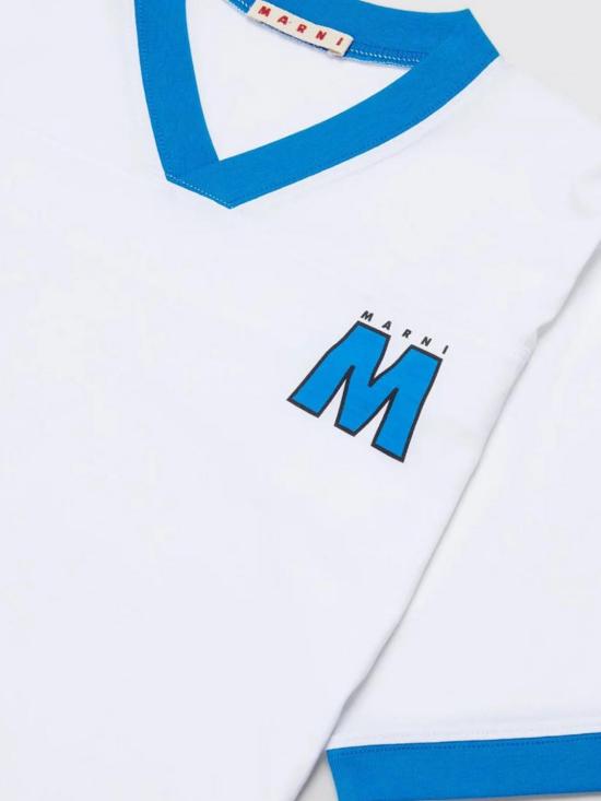 26SS [키즈] 마르니 티셔츠 M01769M00RF 0MC78 Blue - MARNI