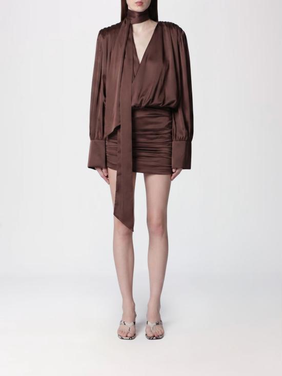 26SS 로테이트 숏 원피스 115908 2037 Brown