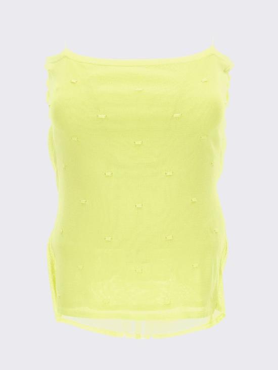 26SS 자크뮈스 탑 TOW00901AK00317 250 Yellow - JACQUEMUS