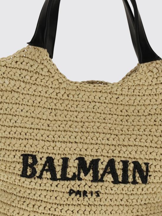 26FW 발망 토트백 HN1FA089TRAY GTE Natural - BALMAIN