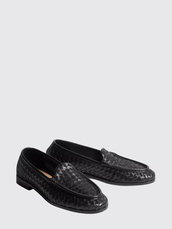26SS 보테가베네타 로퍼 867565V2ED0 1000 Black - BOTTEGA VENETA