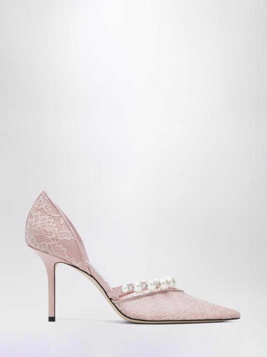 26SS 지미추 힐/펌프스 AURELIE85DRJ ROSE WHITE Pink