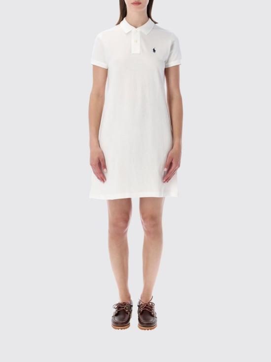 26SS 폴로 랄프로렌 미디 원피스 211799490 017 White