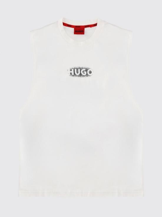 26SS 휴고보스 민소매 티셔츠 50555581 102 White - HUGO BOSS