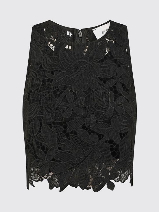 26SS 스포트막스 탑 2612931032600 002 Black - SPORTMAX
