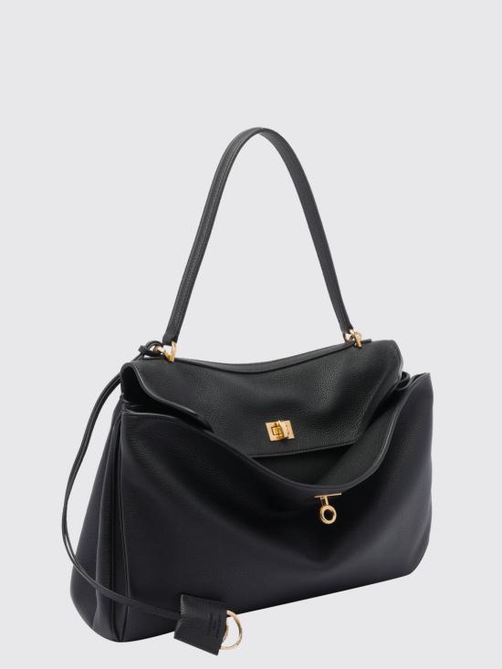26SS 발렌시아가 로데오 미디움 그레인드 카프스킨 핸드백 7897722ABV5 1000 Black - BALENCIAGA