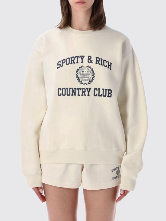 26SS 스포티앤리치 스웨터 ST09876218WH37 3911 White