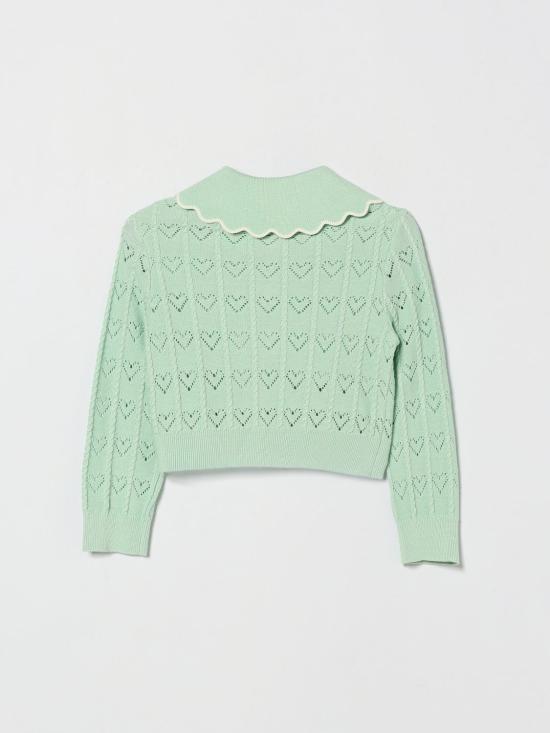 26SS [키즈] 셀프 포트레이트 풀오버 RS26722CG Green - SELF PORTRAIT
