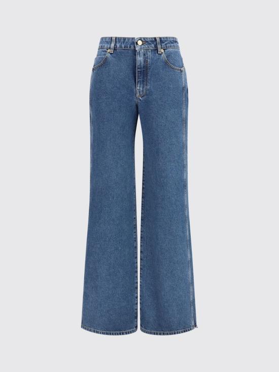 26FW 발망 데님 팬츠 HF1MI052DG08 6EX Blue - BALMAIN
