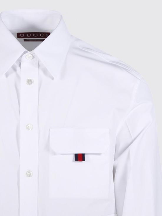 26SS 구찌 셔츠 845824ZAJP1 9000 White - GUCCI