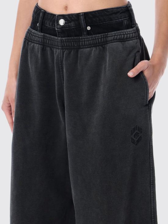 26SS 알렉산더 왕 팬츠 1CC2264024 011B Black - ALEXANDER WANG