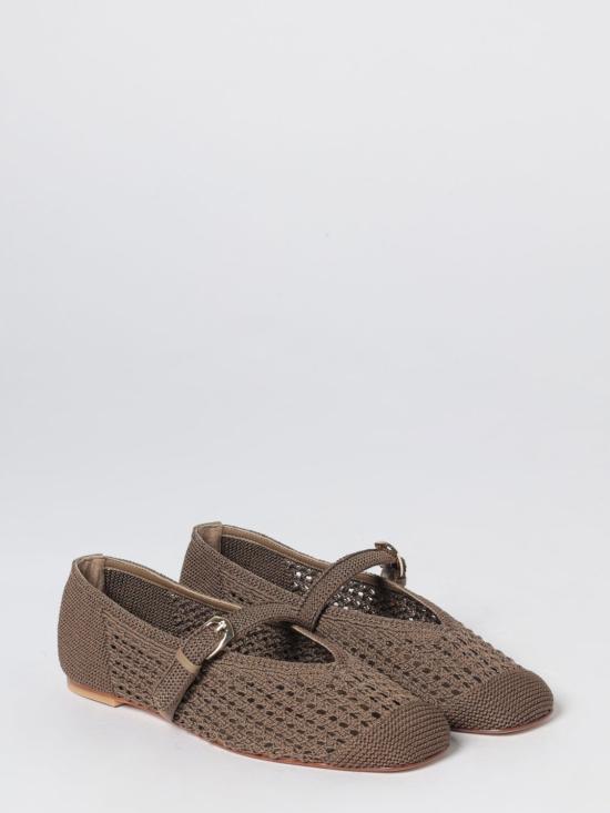 26SS 스튜어트 와이츠먼 플랫 슈즈 SN612 Y6R Dove Grey - STUART WEITZMAN