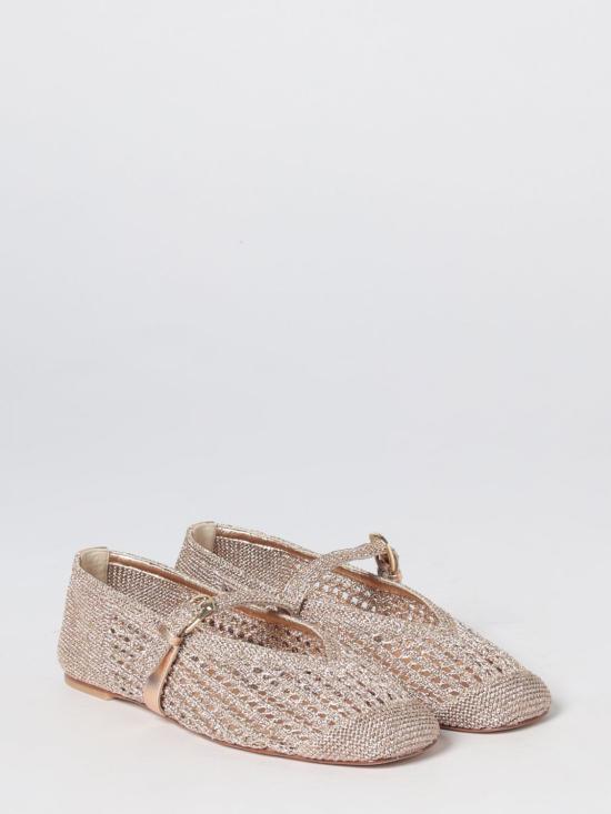 26SS 스튜어트 와이츠먼 플랫 슈즈 SN613 LIO Gold - STUART WEITZMAN
