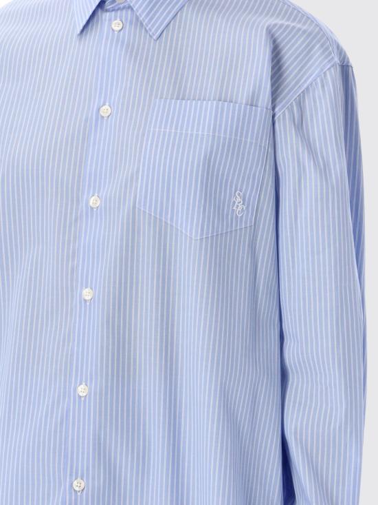 26SS 스포티앤리치 반팔 티셔츠 SI00676302ST02 3896 Blue - SPORTY & RICH