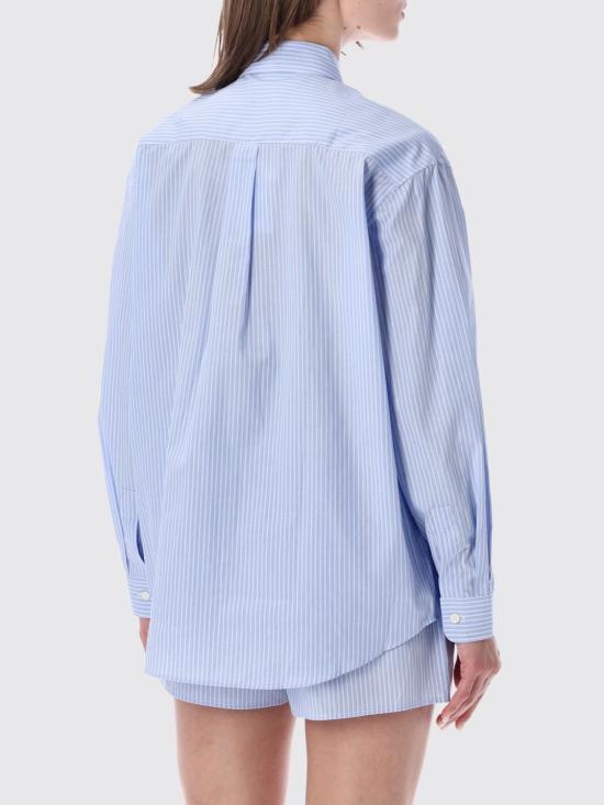 26SS 스포티앤리치 반팔 티셔츠 SI00676302ST02 3896 Blue - SPORTY & RICH