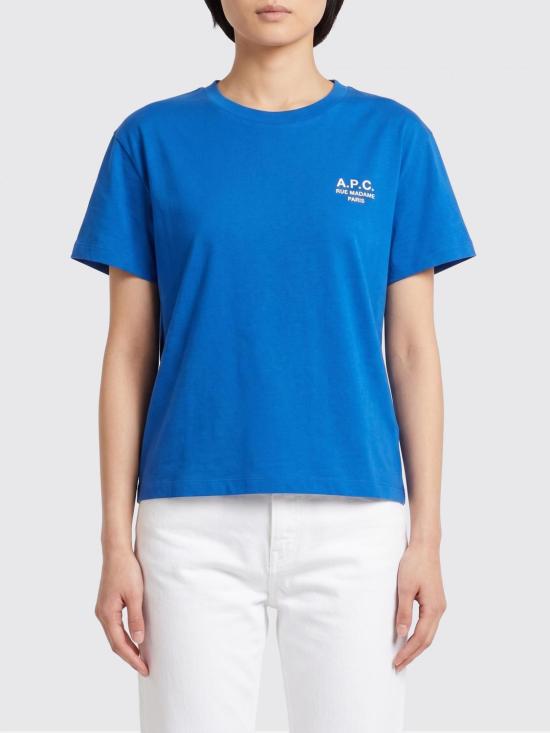 26SS 아페쎄 루 마담 박시 티셔츠 COHBMF26389 INF Blue