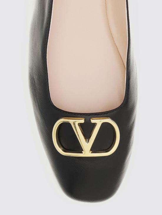 26FW 발렌티노 가라바니 플랫 슈즈 S0PI8RRE 0NO Black - VALENTINO GARAVANI