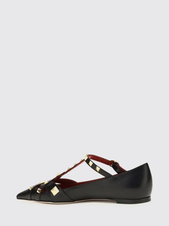 26FW 발렌티노 가라바니 플랫 슈즈 S0PQ9JYW 0NO Black - VALENTINO GARAVANI